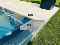Modell 6: Steineinlage für Infinity-Pool und Gewerbe, Partner von Modell 7