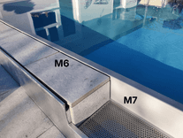 Modell 6: Steineinlage für Infinity-Pool und Gewerbe, Partner von Modell 7